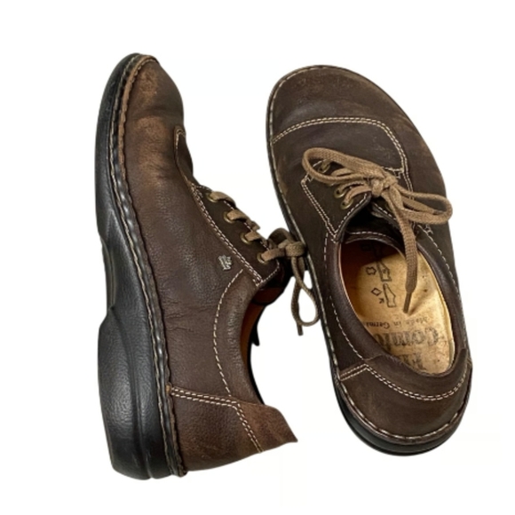 Finn Comfort Women's Dark Brown Oxfords - Picture 3 of 4